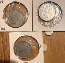 lotto 3 monete spagnole spagna