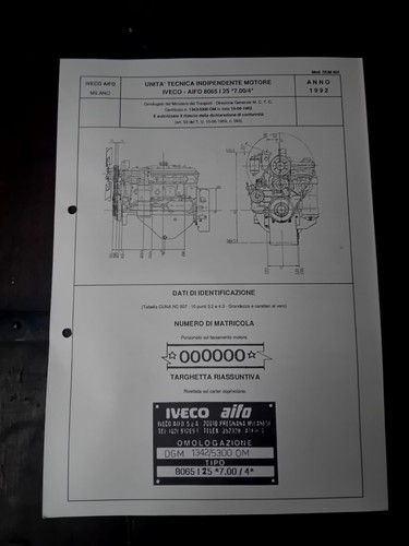 Motore aifo iveco 8065 - aifo,