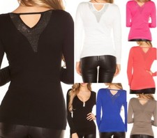 Sexy Miss V Pullover Strass