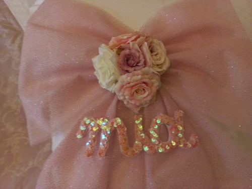 Fiocco nascita tulle con - fiocco, in