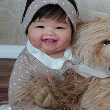 Bambola neonato dipinta 28