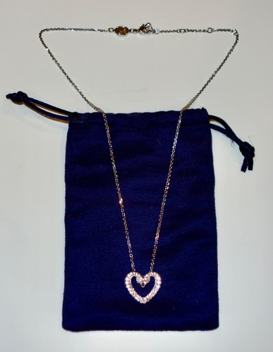 Collana ciondolo cuore cigno - collana, "cigno"
