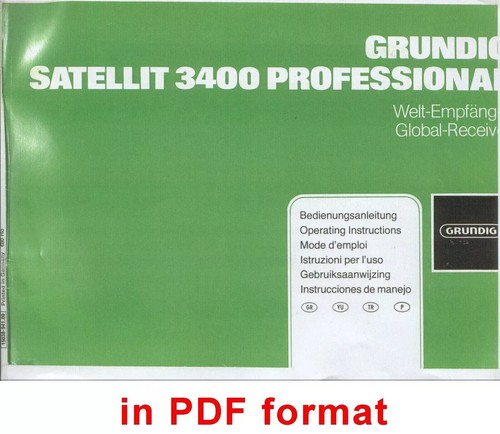 Grundig satellit 3400 - grundig,