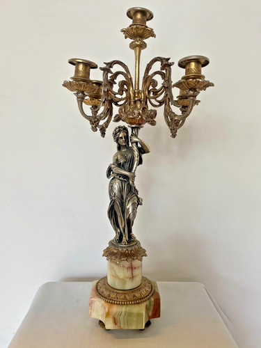 Candelabro metallo - candelabro,