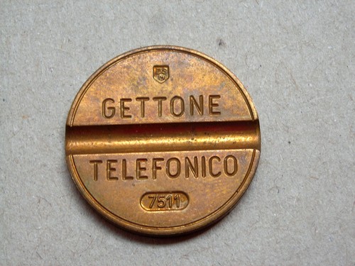 Gettone telefonico 7511 esm - gettone,