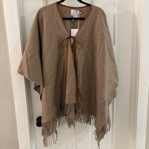 Poncho lana medusa nuovo con - lana,