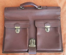 Antica borsa cuoio cartella