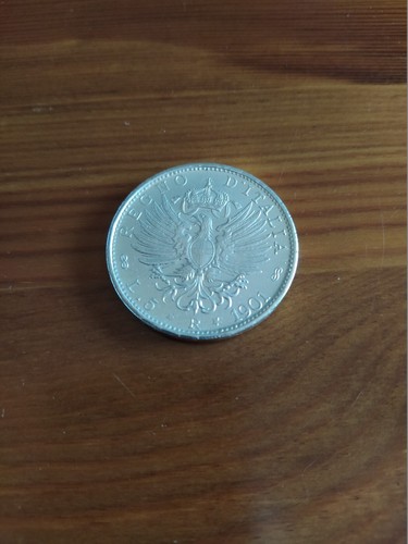 Moneta italia lire 1901 - moneta,
