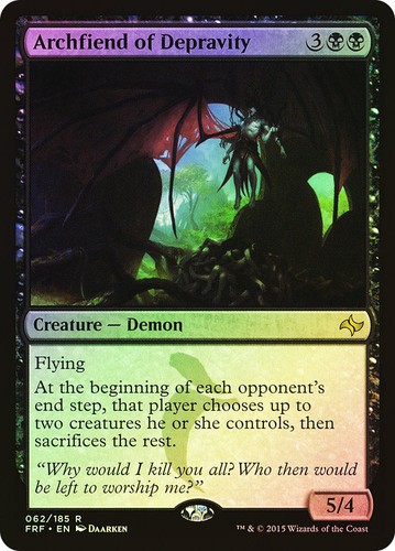 Mtg foil arcidemone della - foil,