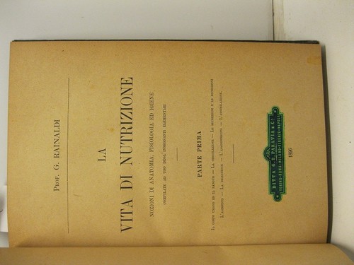 Rainaldi la vita - g.,,