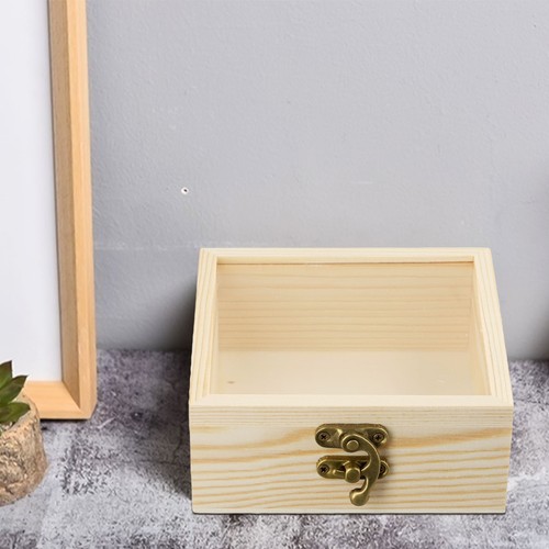 Scatola legno tela - legno,