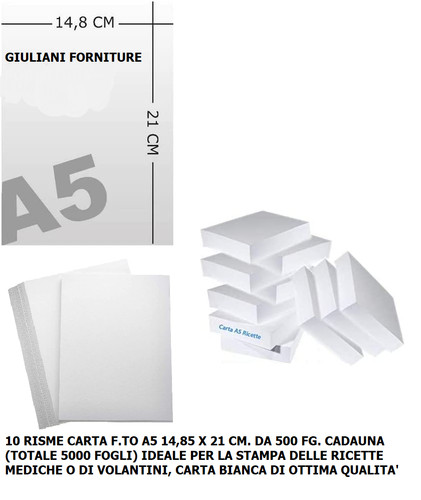 Risme 500 cadauna - 10,