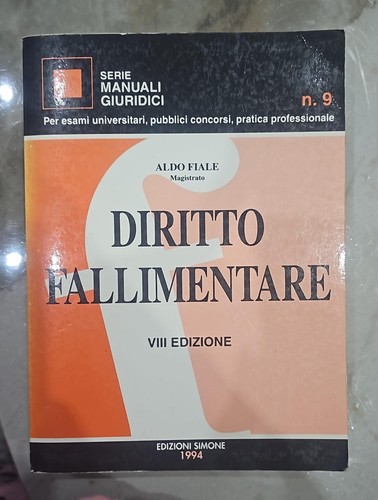 Diritto fallimentare aldo - diritto,