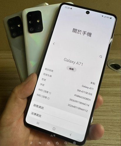Smartphone samsung galaxy - galaxy, a71