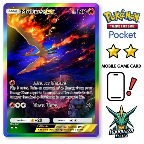Pokemon tcg pocket moltres - pokemon,