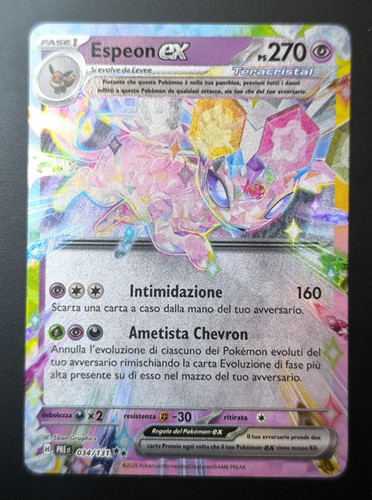 Carta pokemon espeon - carta,