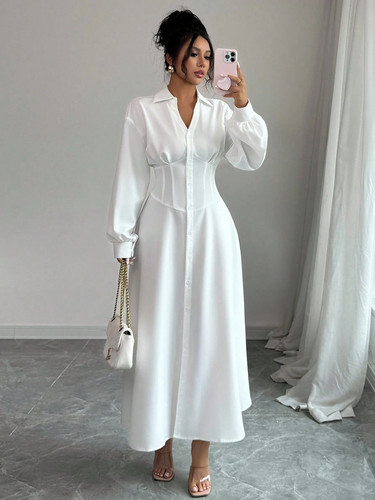 Abito lungo donna elegante con