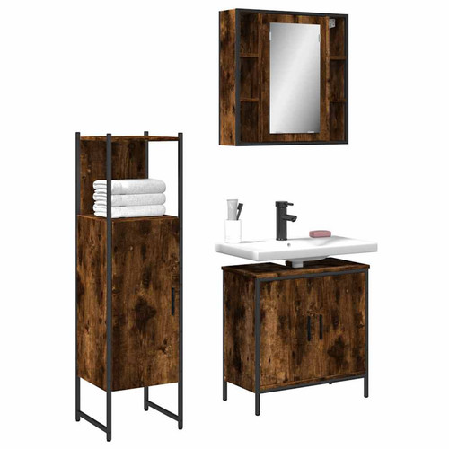Set mobile bagno rovere - mobile, fumè