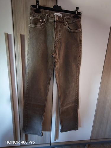 Jeans zara verde - jeans,