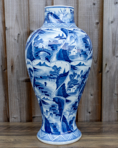 Splendido grande vaso cinese