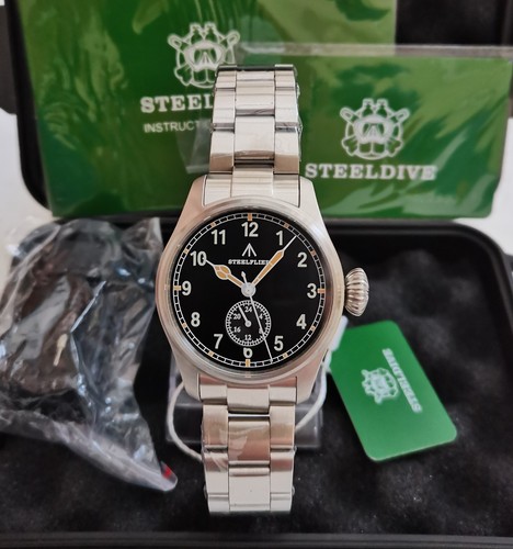 Orologio pilota acciaio - pilota, nuovo