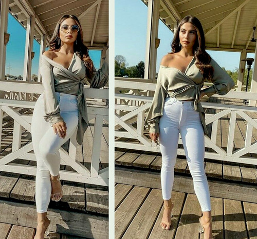 Zara top blusa - top, con