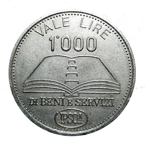 Gettone scuola ipsoa - ipsoa, 1978