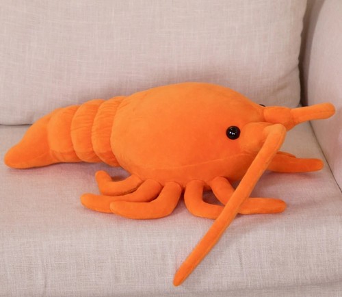 Cuscino peluche gamberi
