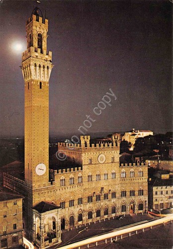 Cartolina siena palazzo - cartolina,