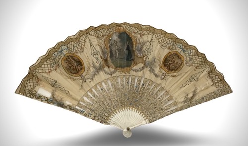 Antico ventaglio francese - , in