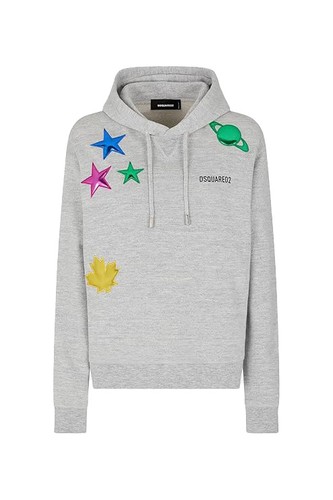 Felpa donna grigio dsquared2 - grigio,