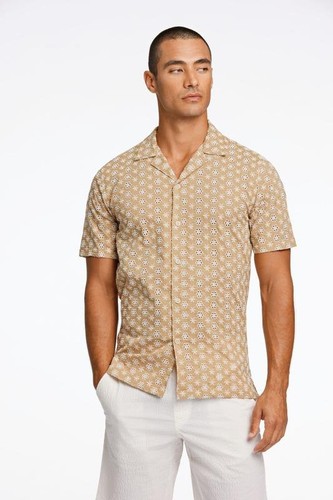 Camicia uomo lindberg beige - uomo,