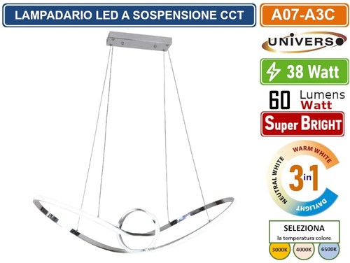 Universo lampadario led - universo,