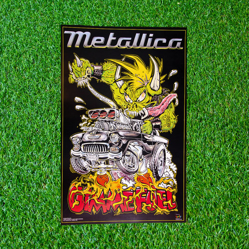 Poster vintage 1998 metallica - 1998,