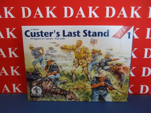 Scatola soldatini custer - 1/32,