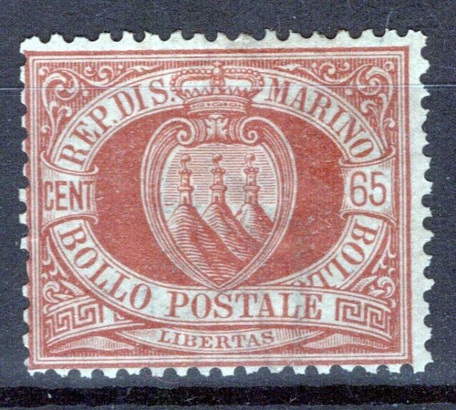 San marino 1892 stemma - san,