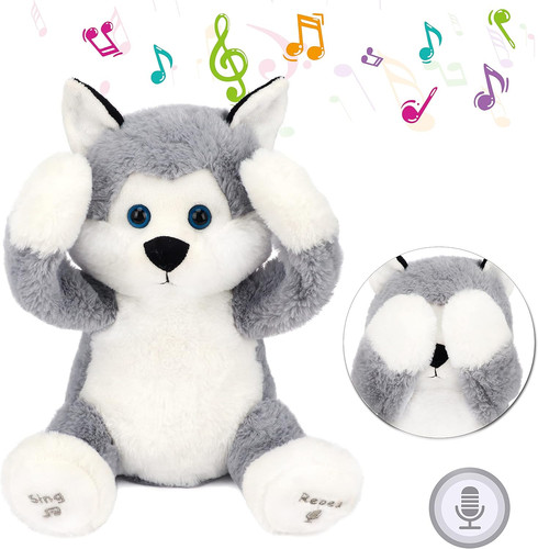Peek boo husky interattivo - boo,