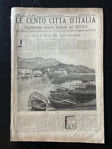 1892 lago maggiore intra - lago,