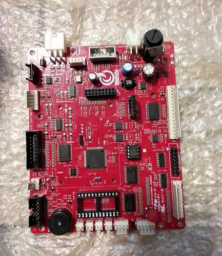 Scheda cpu rossa bianchi - cpu,