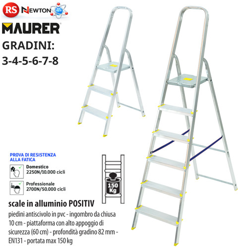 Scala alluminio professionale - alluminio,