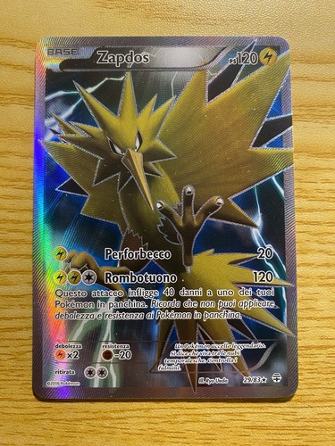 Carta pokemon zapdos xy - pokemon,