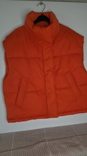 Zara orange puffer - zara,