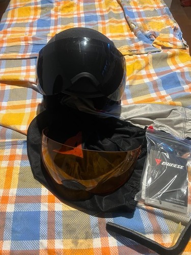 Casco sci con - sci, visiera