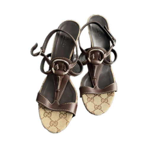 Gucci sandali donna marrone