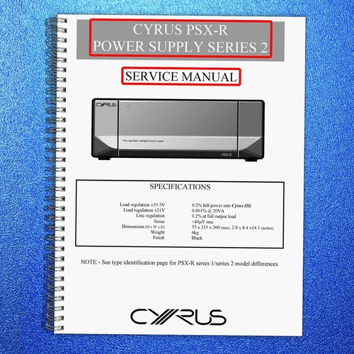 Cyrus psx power supply - cyrus, psx-r