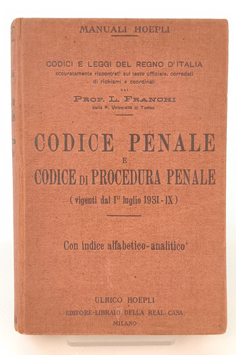 Codice penale di - e,