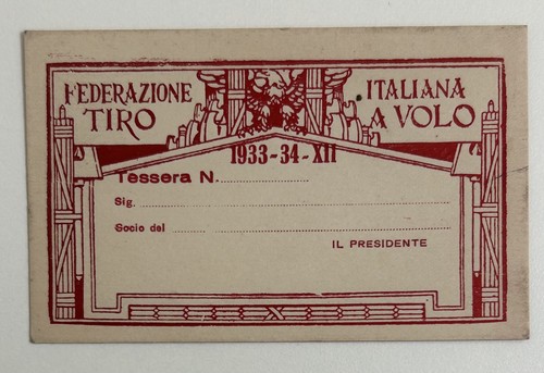 Tessera sport federazione - tessera,
