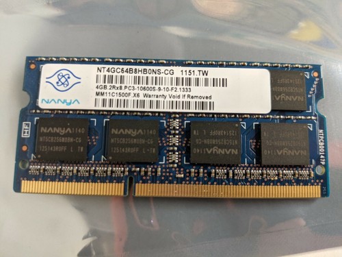 Ram portatile nanya 4gb - 4gb, 2rx8