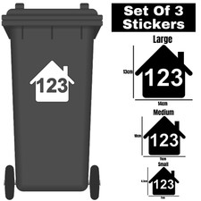 x3 Adesivi Numeri Civici