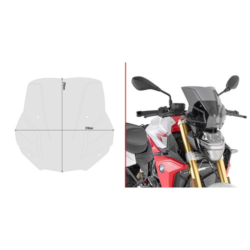 Givi 5139s cupolino - 5139s, fumÉ
